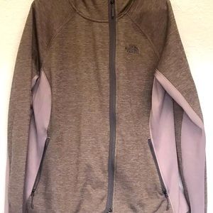 The North Face Jacket Women Size XL Purple/Lilac Colored Full Zipper Fleece NEW